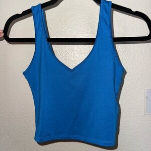 Hollister blue V-Neck Women's Top